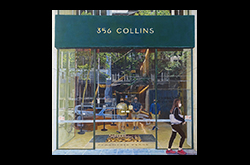 James Yuncken, 20-20 Hindsight, Collins St 5pm 2020 - 110 x 110 cm, acrylic on canvas, 2021
