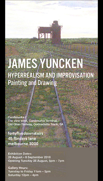 Hyperrealism and Improvisation Exhibition Flyer