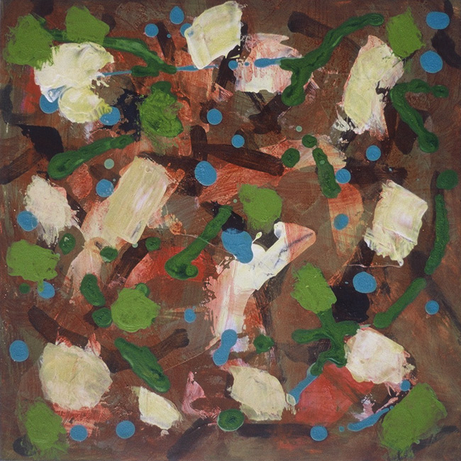 James Yuncken, Pattern - 30 x 30 cm, mixed media on board, 2005