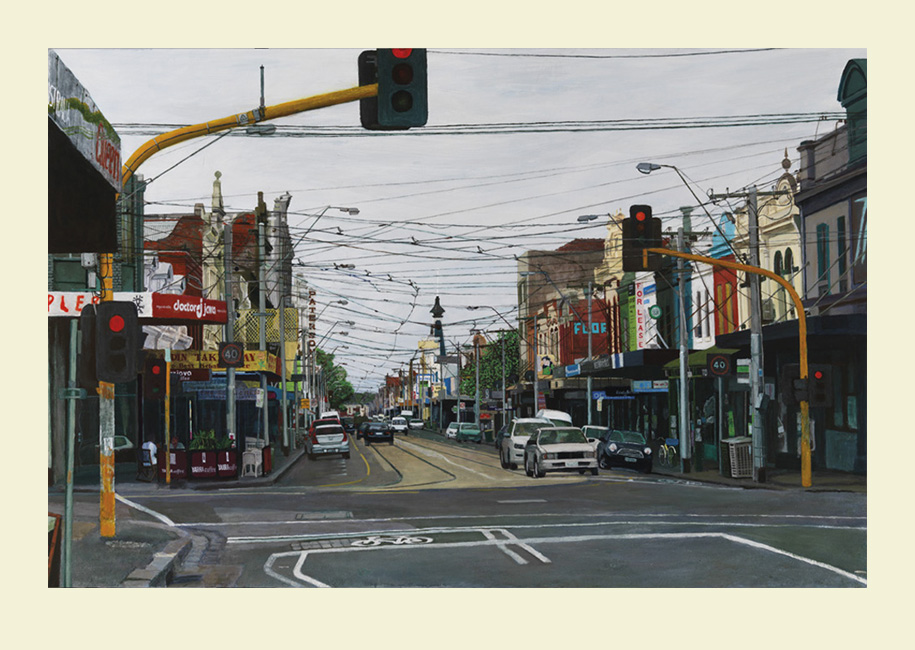 James Yuncken Queen: Smith St Fitzroy, afternoon of 26th January, 2011 - giclee print, edition of 25, 2014