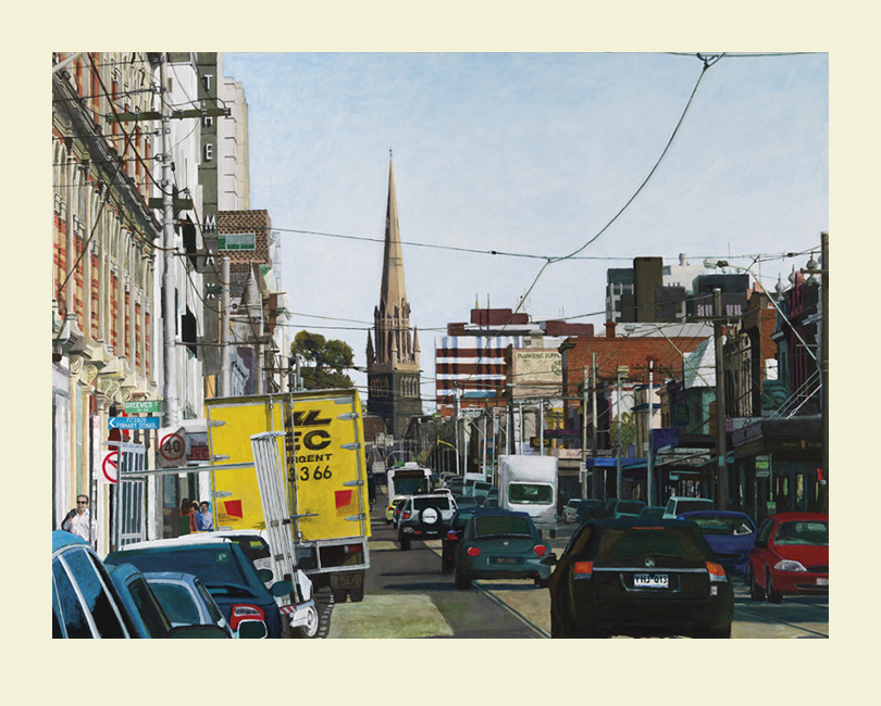 James Yuncken The Max, Brunswick St, afternoon of 3rd October, 2012 - giclee print, edition of 25, 2014