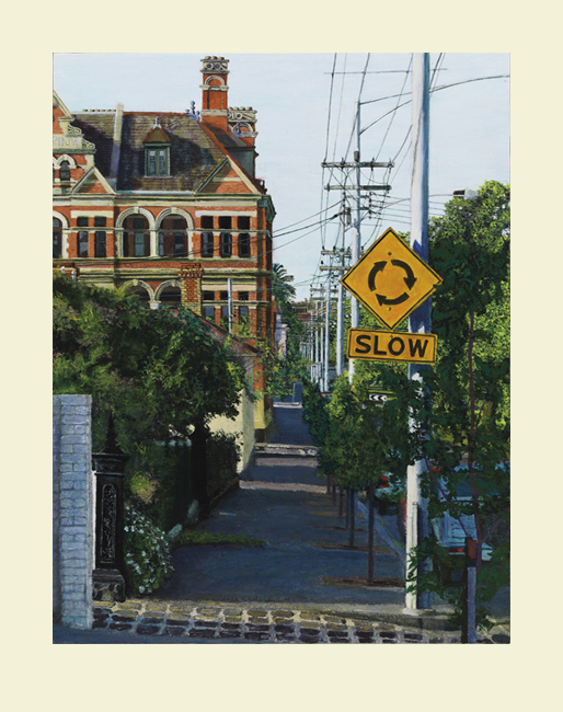 James Yuncken, Slow, Simpson St East Melbourne, afternoon of 29th November, 2010 - giclee print, edition of 25, 2014