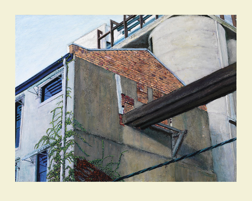 James Yuncken, The Malthouse, Lyndhurst St Richmond, evening of 6th February, 2011 - giclee print, edition of 25, 2014