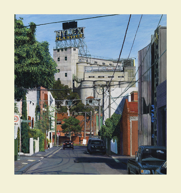 Nylex, Balmain St Cremorne morning of 18th October, 2013 - giclee print, edition of 25, 2014