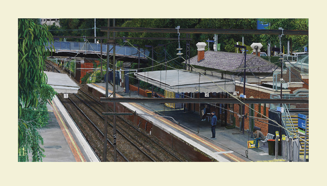 James Yuncken, Jolimont Station, afternoon of 21st December 2010 - giclee print, edition of 25, 2014