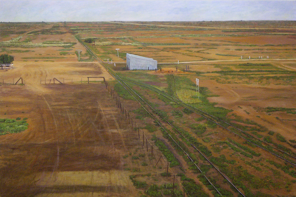 James Yuncken, Oodnadatta Track, South Australia's Outback, Curdimurka II - 100 x 150 cm, acrylic on canvas, 2017