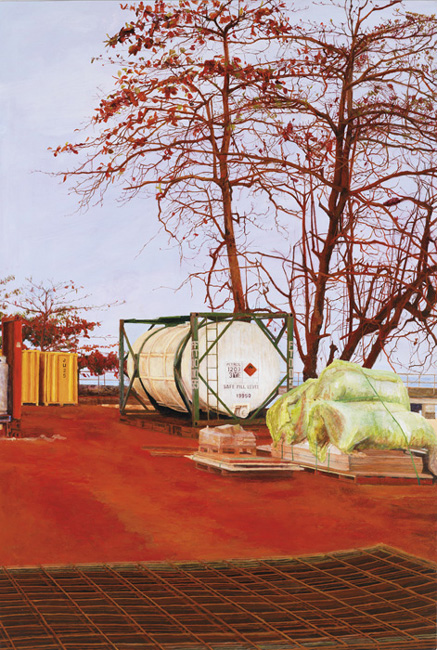 James Yuncken, Safe Fill Level, 117 x 79 cm, acrylic on board, 2010