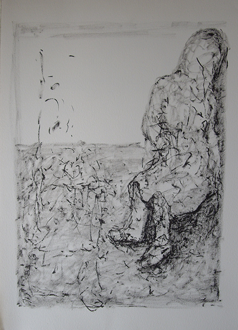James Yuncken, Homeless - 38.5 x 27.5 cm, ink on paper, 2016