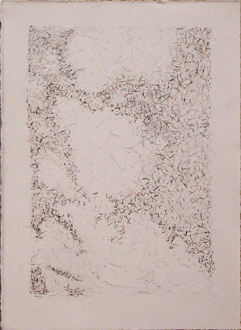 James Yuncken, Suggestions of things - Map - 38.5 x 27.5 cm (paper), conte pencil on paper, 2016