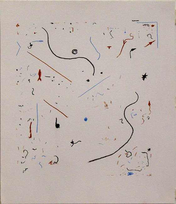 James Yuncken, Abstract VI - Balancing Act - 35 x 30 cm, conte pencils on paper, 2017
