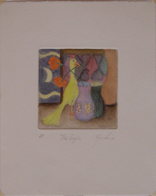 James Yuncken, The Sceptic (Bird Series) - 10.5 x 10.5 cm, 1990