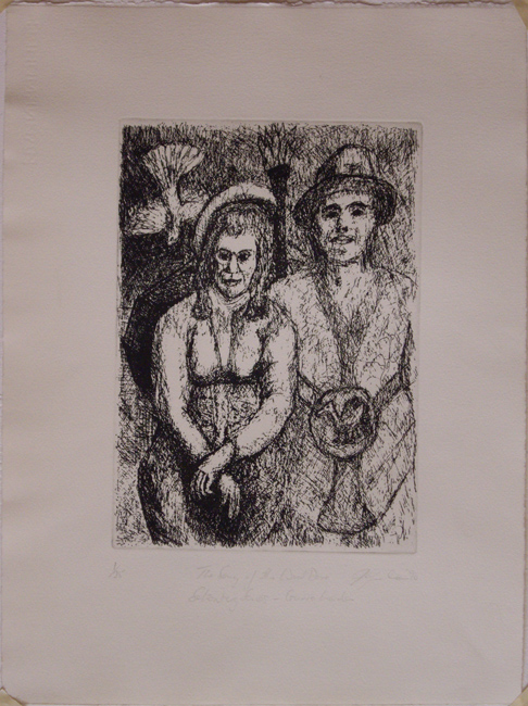 James Yuncken, Song of the Wood Dove (Schoenberg Series - Gurre Lieder) - 32.5 x 22.5 cm, 1990