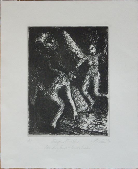 James Yuncken, Sysphus-Tantalus (Schoenberg Series - Gurre Lieder) - 27.5 x 20.5 cm, 1990