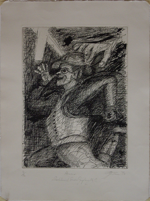 James Yuncken, Humour (Shostakovitch Series - Symphony No. 13) - 38 x 28 cm, 1990