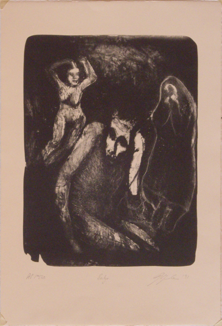 James Yuncken, Satyr (State I) - 40 x 30 cm, 1991