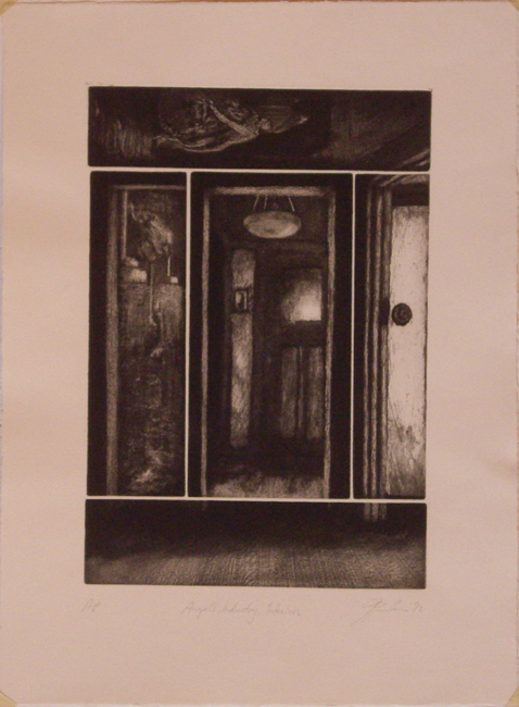 James Yuncken, Angels, Industry, Interiors - Edition of 6, etching on Hahnemuhle paper, Approx. 38 x 26 cm, 1992