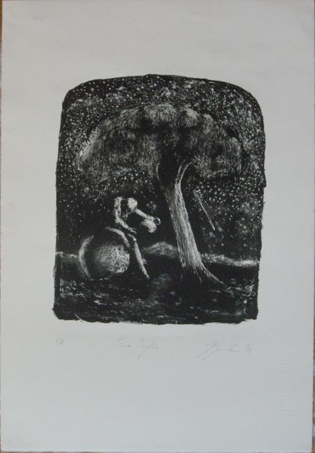 James Yuncken, The Mystic - irregular, 25.5 x 30.5 cm (approx.), 1992